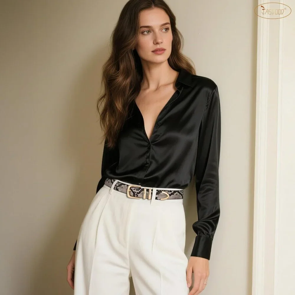 Women's Unique Gold Buckle Ladies Fashion Soft Faux Leather Waist Belt
